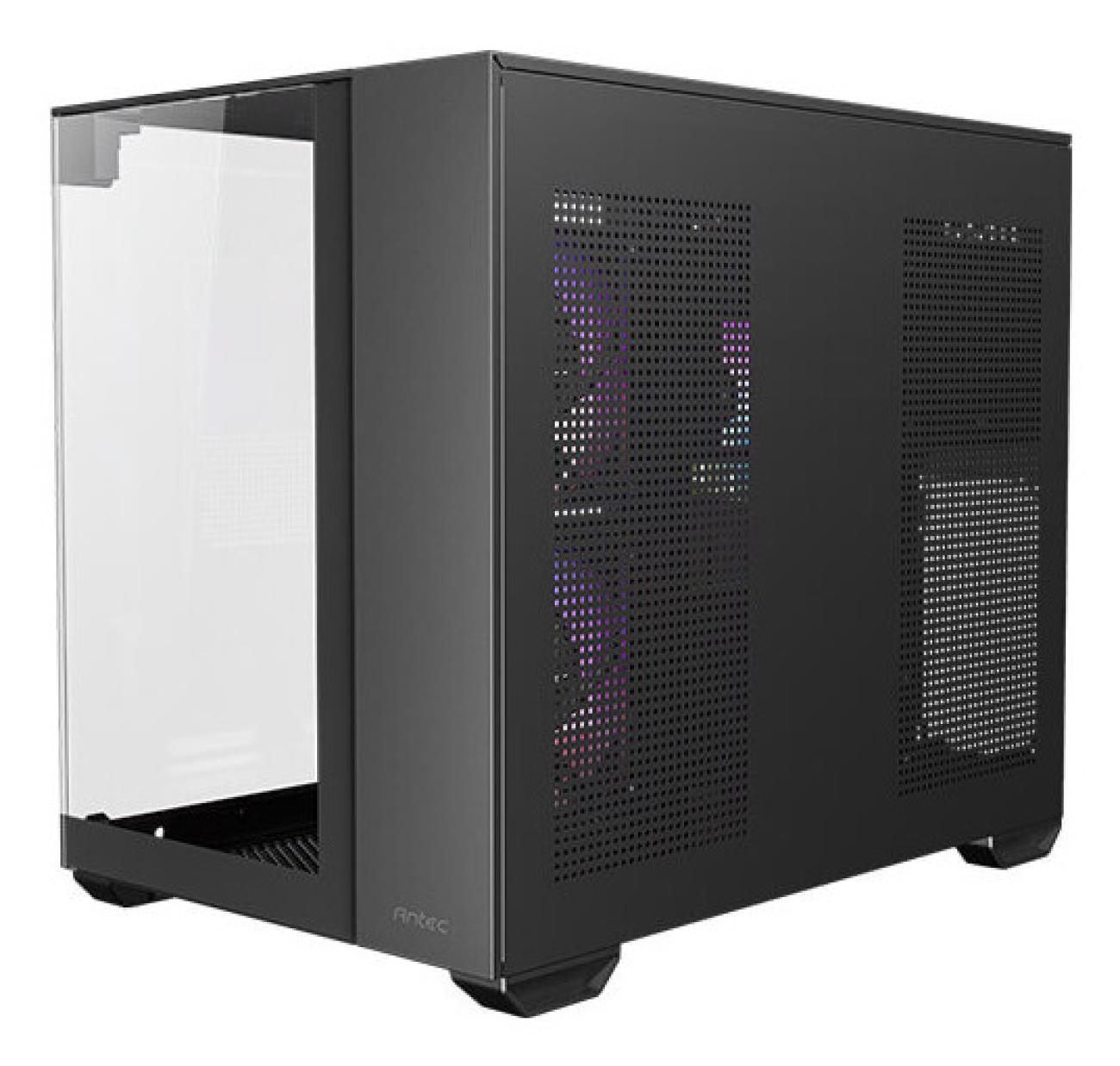 Antec CX600M Trio Case PC Mini Tower ARGB Vetro Temperato Nero per ITX/Micro-ITX