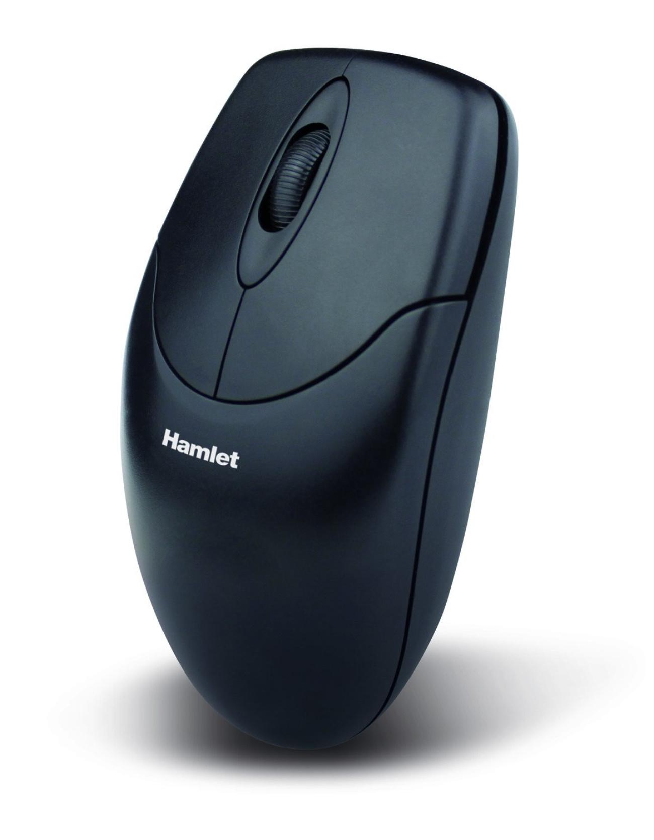 Hamlet Topo USB XMICEU2 Nero 1000 dpi - Mouse USB ad Alta Definizione