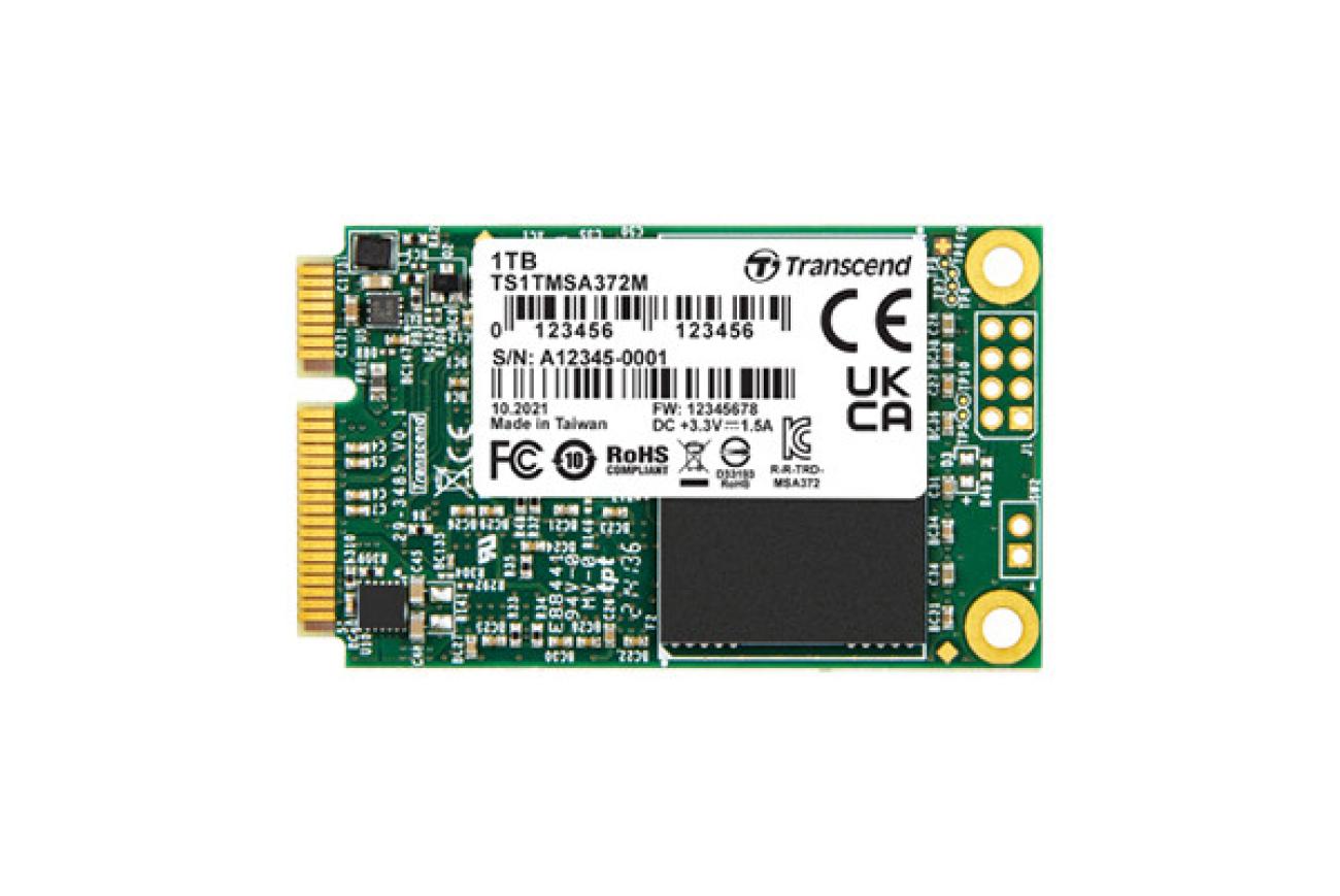 Transcend MSA372M SSD mSATA 256GB SATA III 550MB/s MLC NAND per PC e Portatili