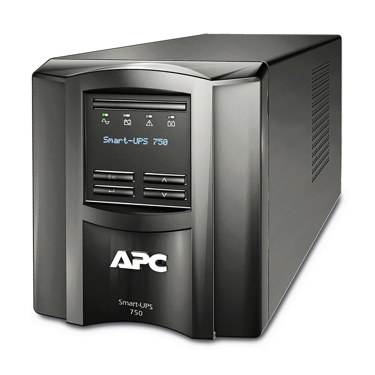 APC SMT750IC Gruppo di ContinuitÃ  750VA/500W 6 Prese Linea Interattiva Display LCD