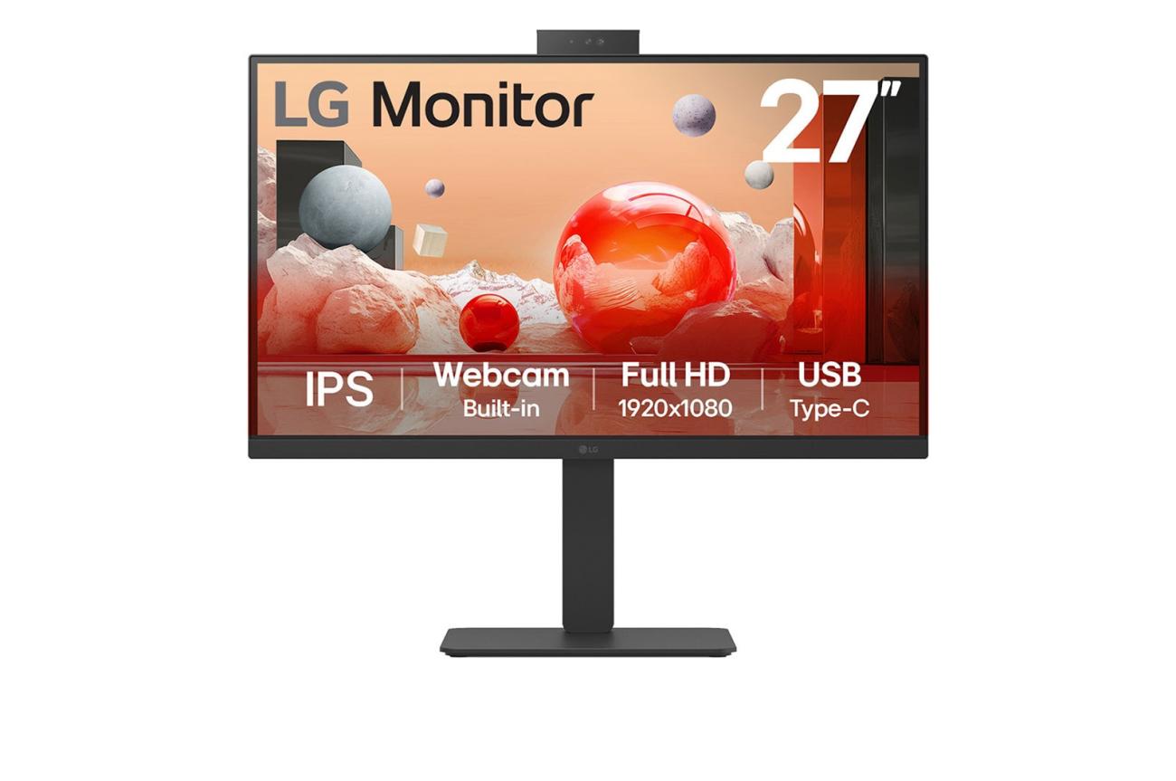 LG 27BA850B Monitor PC 27 Pollici Full HD IPS 100Hz HDMI DisplayPort USB-C
