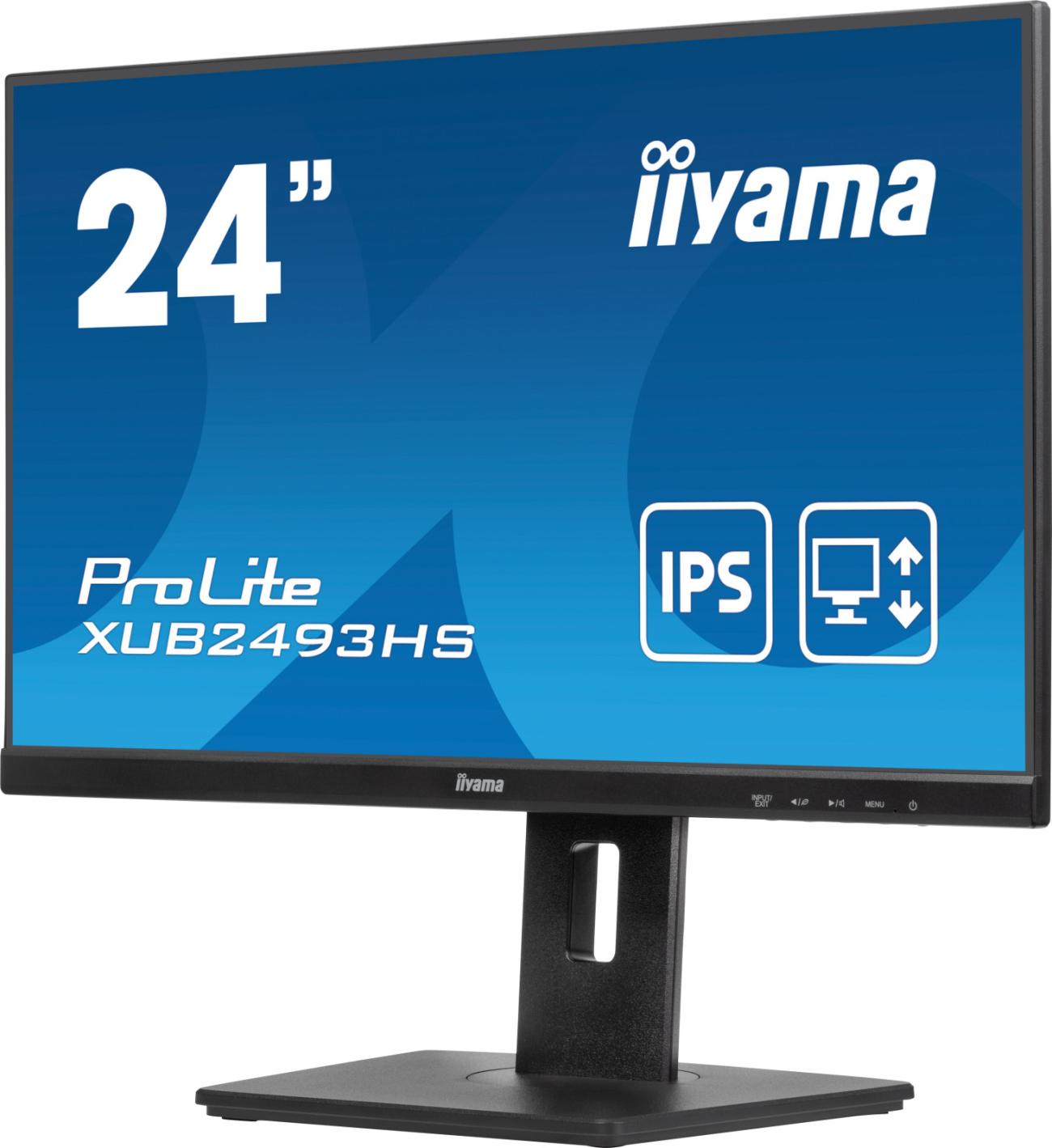 iiyama ProLite XUB2493HS-B6 Monitor PC 23.8" FullHD IPS LED 100Hz Nero Business