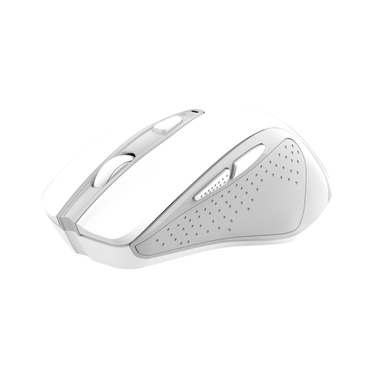 Trust Mouse Wireless Ottico 2200 DPI per Mano Destra Universale Bianco Silenzioso