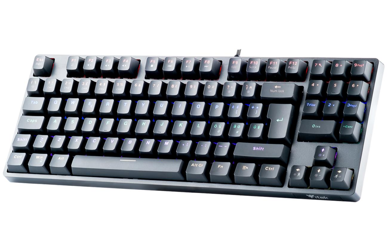 Tastiera Gaming X50 - Meccanica- Switch Blu OUTEMU- RGB- Software- 90 tasti- Compatta