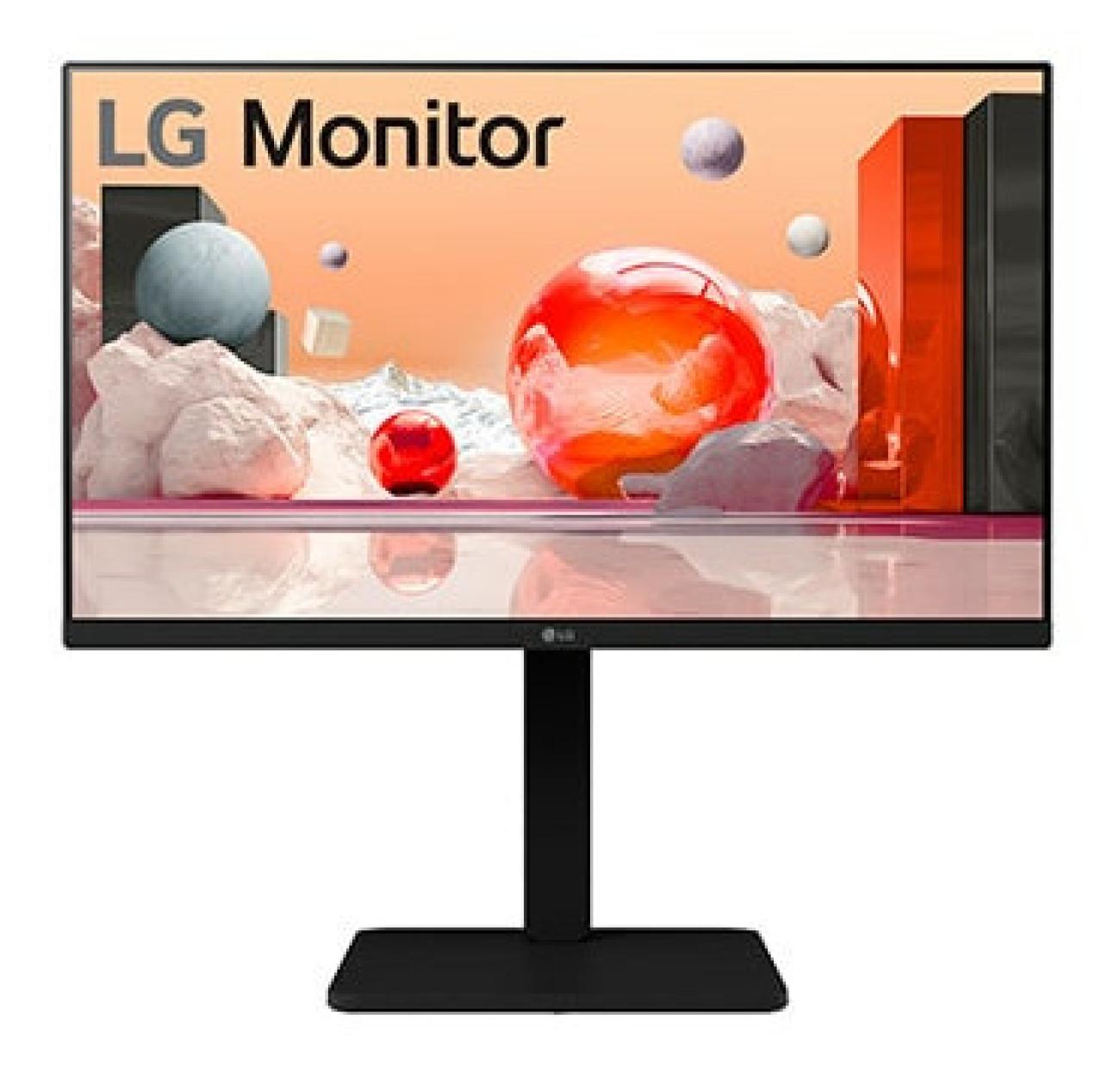 Monitor LG 24BA450-B 23.8" Full HD IPS 100Hz HDMI DisplayPort VGA Nero Regolabile