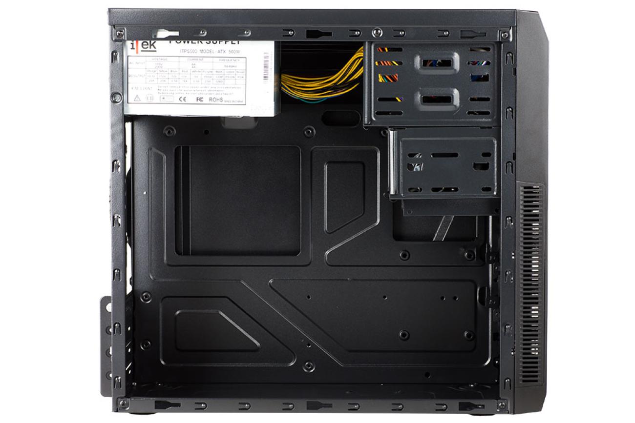 Case ROBB - Mini Tower mATX 500W 2xUSB3 Full Black