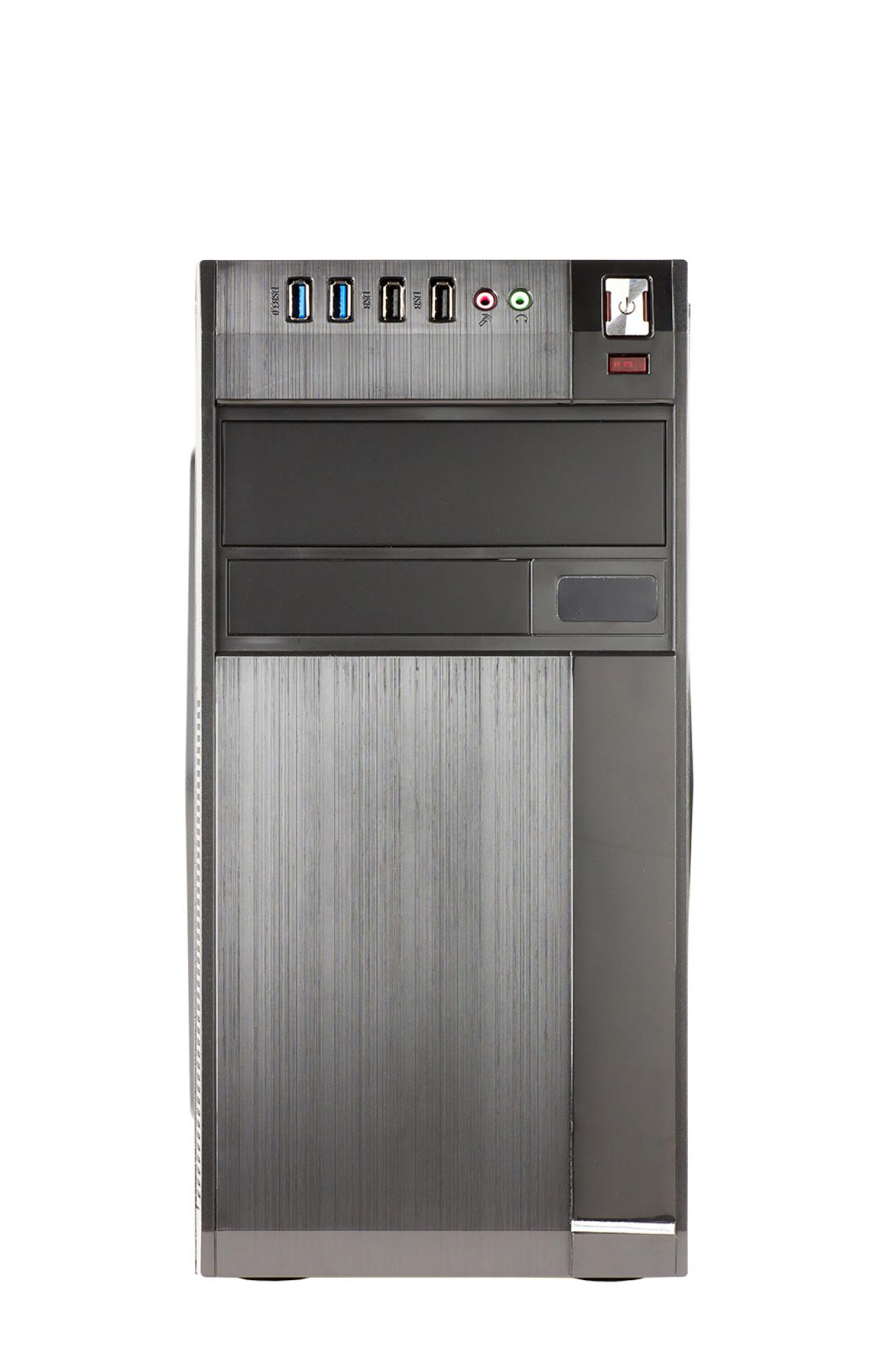Case ROBB - Mini Tower mATX 500W 2xUSB3 Full Black