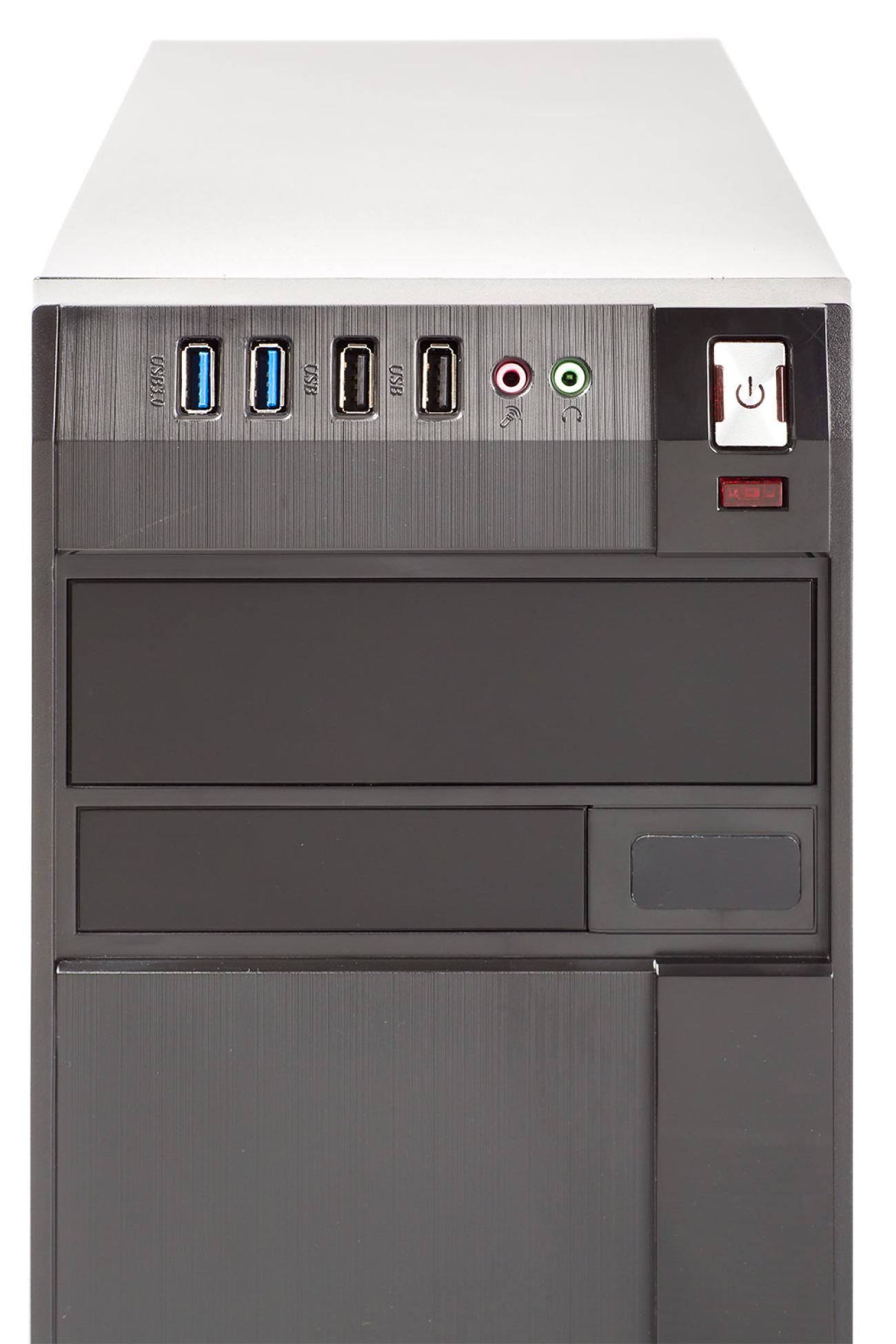 Case ROBB - Mini Tower mATX 500W 2xUSB3 Full Black