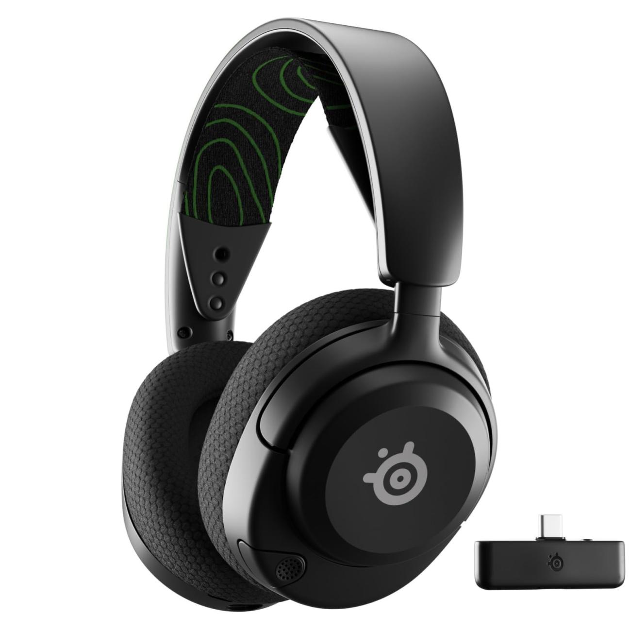 SteelSeries Arctis Nova 5X Cuffia da Gioco Wireless Multi-Sistema Batteria 60 Ore