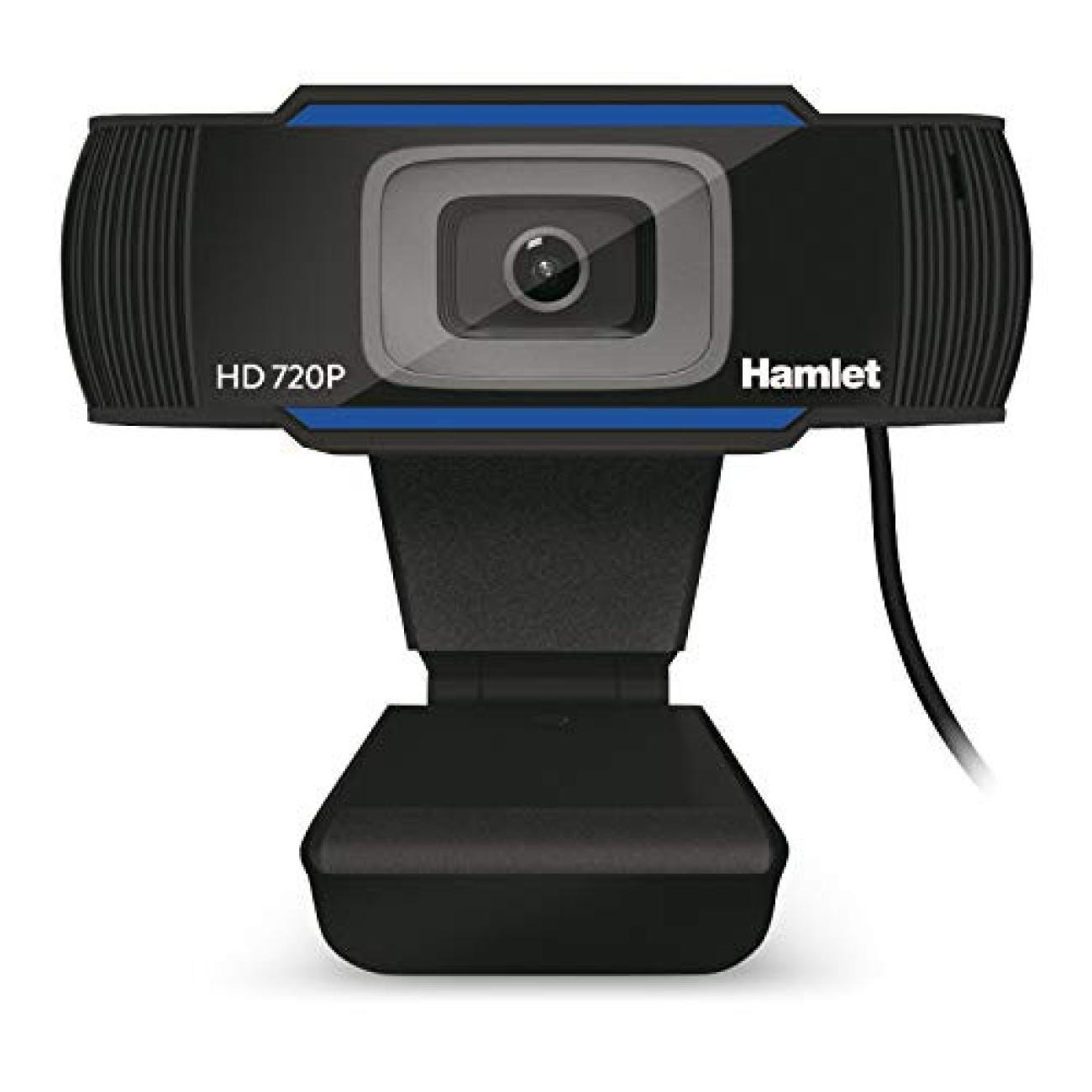 Hamlet Webcam HD 720p HWCAM720 con Microfono Integrato per Videoconferenze