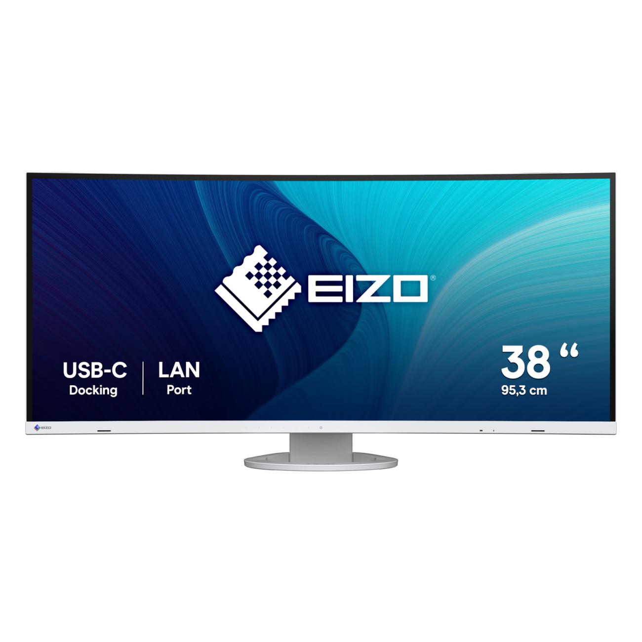 EIZO FlexScan EV3895-WT Monitor LED 37.5" UltraWide Quad HD+ Curvo Bianco