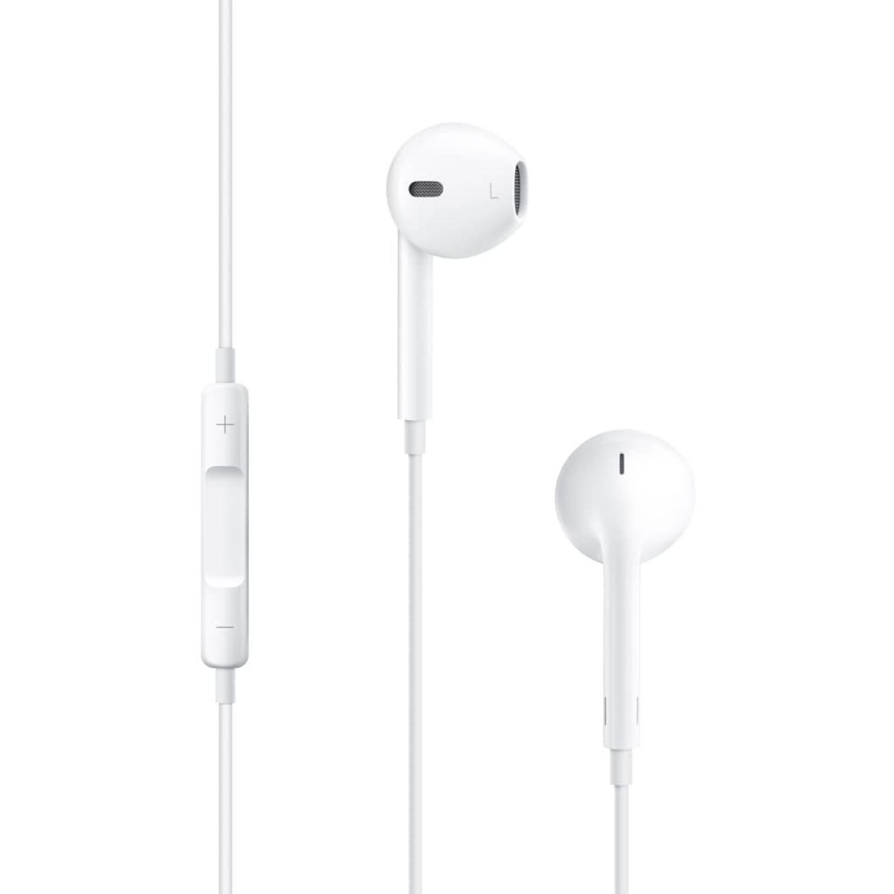 Apple EarPods MWU53ZM/A Auricolari Bianchi con Jack 3,5 mm e Microfono Integrato