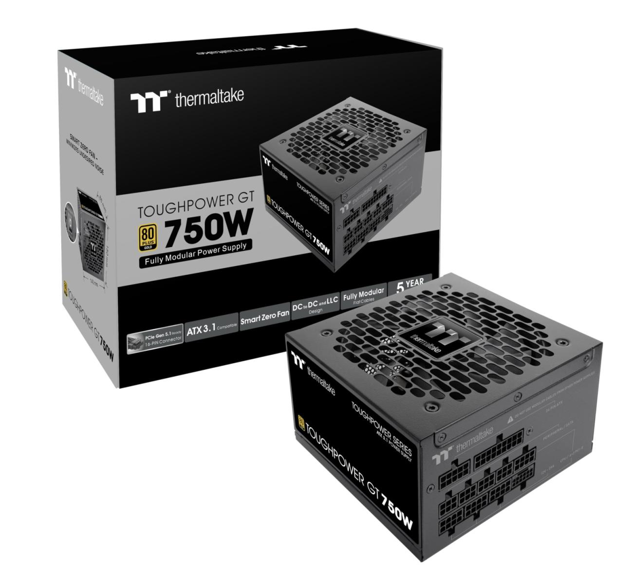 Thermaltake Toughpower GT 750W Alimentatore Modulare 80Plus Gold ATX 3.1