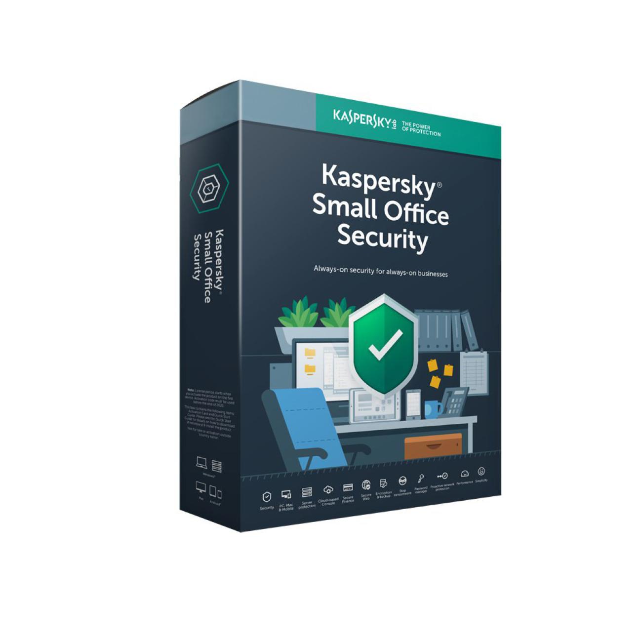 Kaspersky Small Office Security 8.0 Sicurezza antivirus Base ITA 5 licenza/e 1 anno/i Kaspesky...