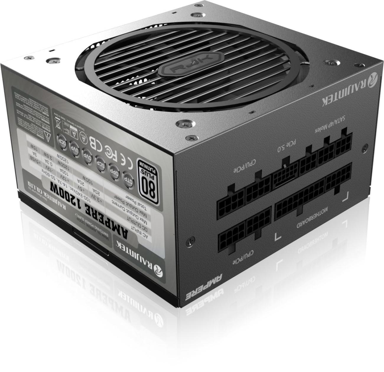 Raijintek Ampere 1200 Alimentatore ATX 1200W 80 PLUS Platinum Nero