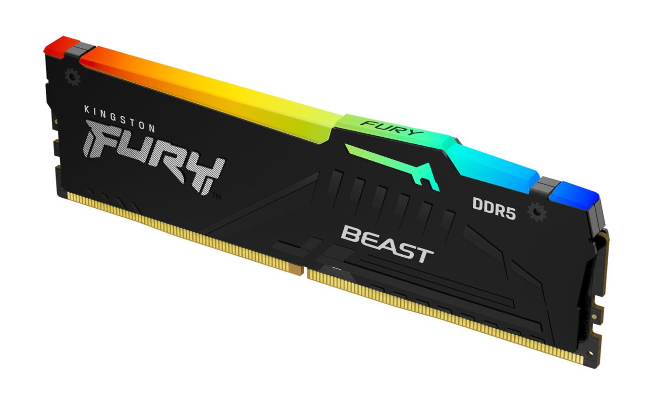 Kingston FURY Beast Memoria RAM 32GB DDR5 6000MT/s CL30 DIMM RGB per PC