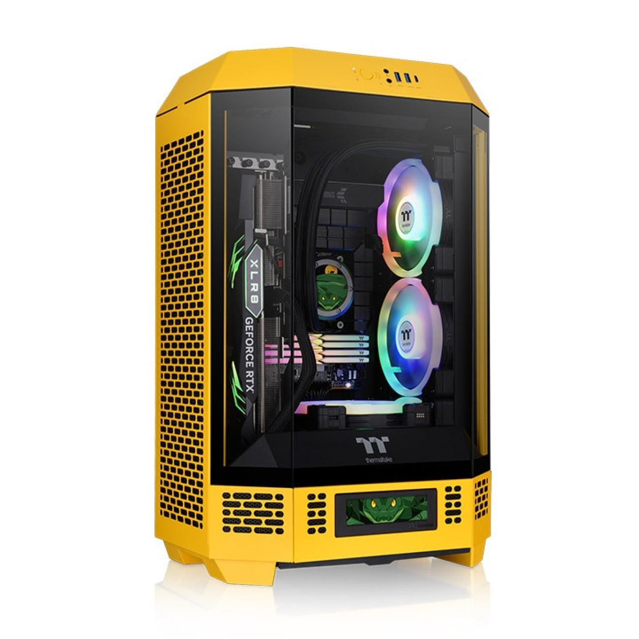Thermaltake 300 Bumblebee Case PC Micro Tower Giallo per micro ATX/Mini-ITX