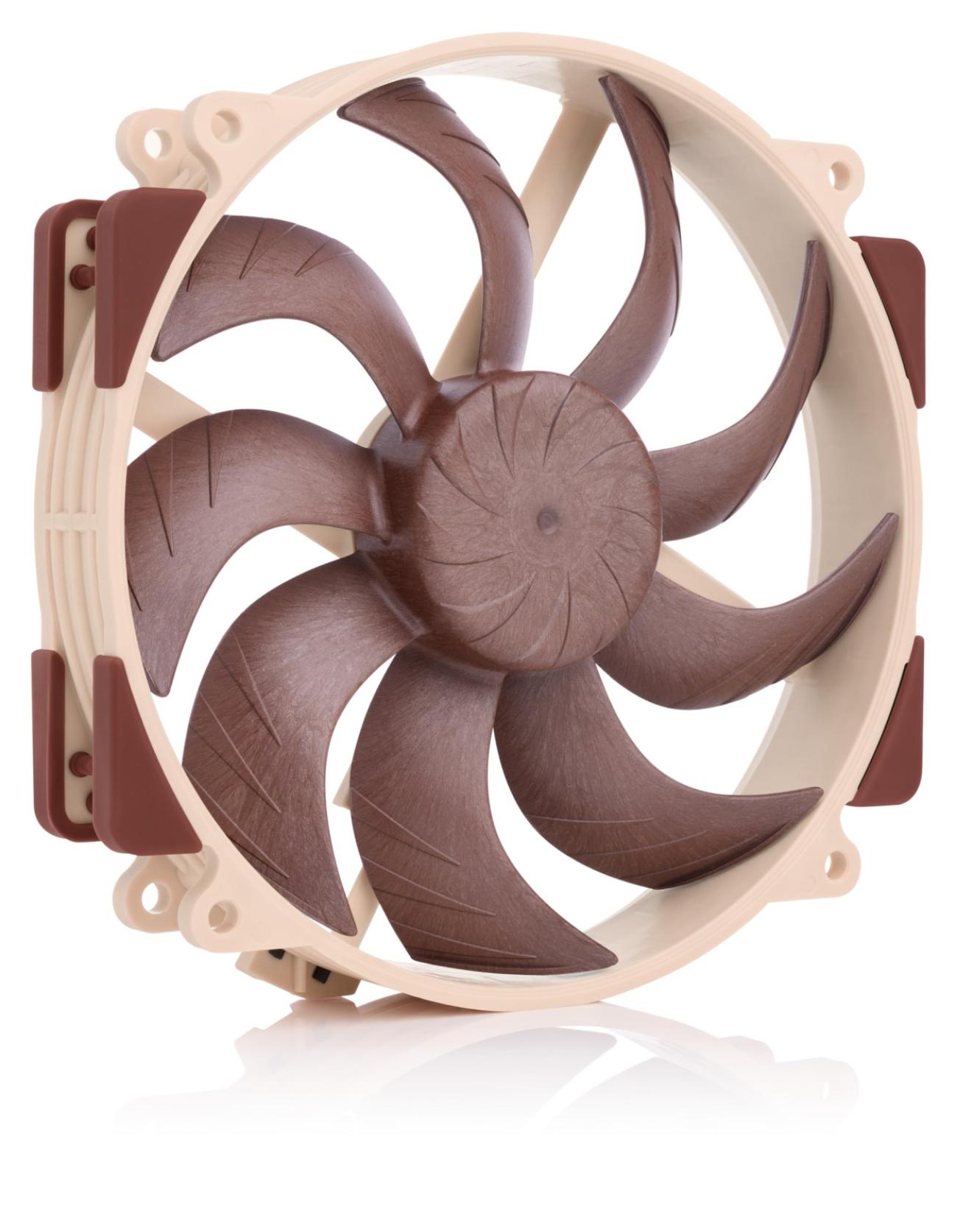 Noctua ventola PC 140mm NF-A14x25r G2 PWM marrone per case computer