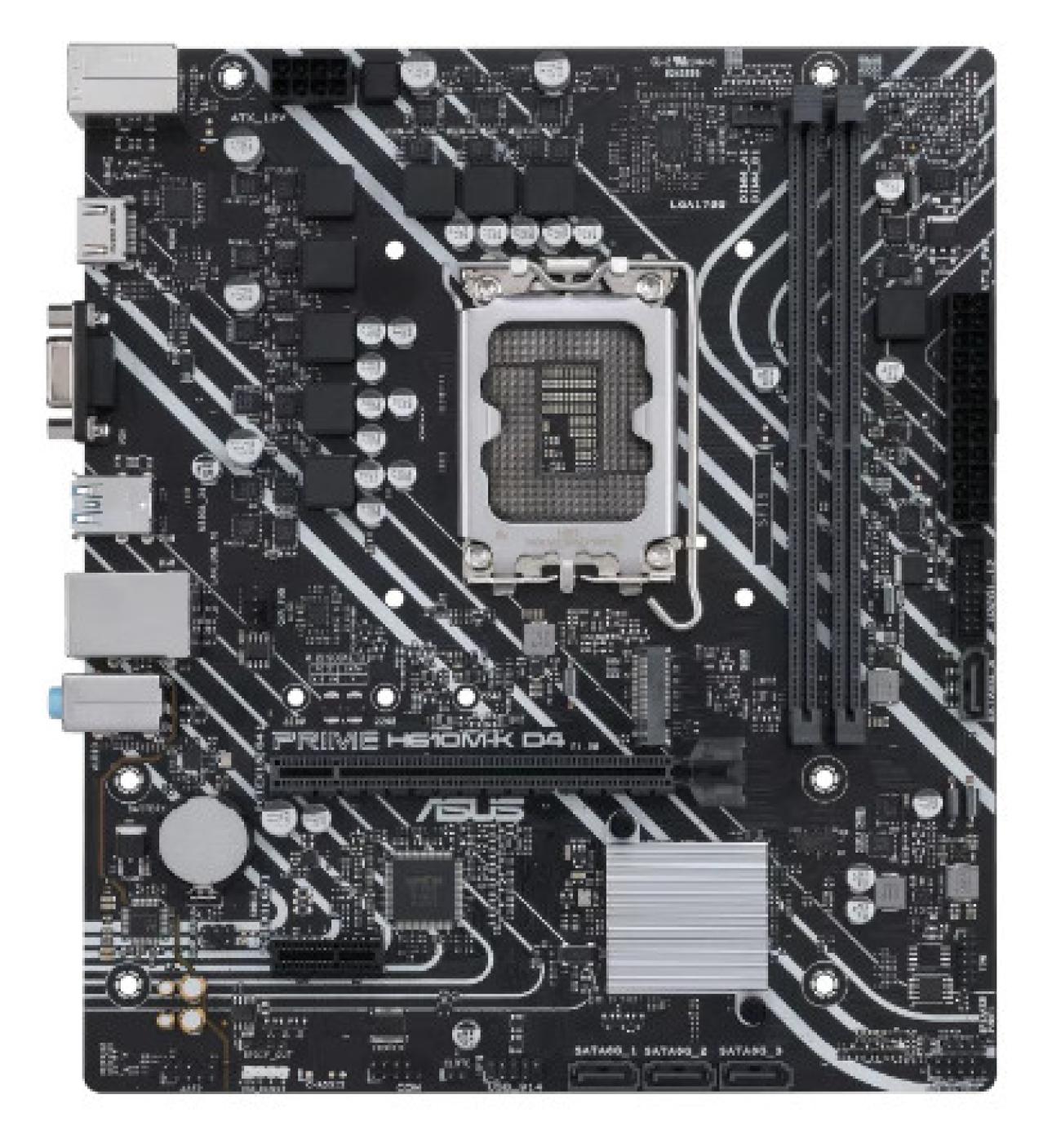 ASUS Scheda Madre PRIME H610M-K D4 LGA 1700 micro ATX DDR4 per PC Intel