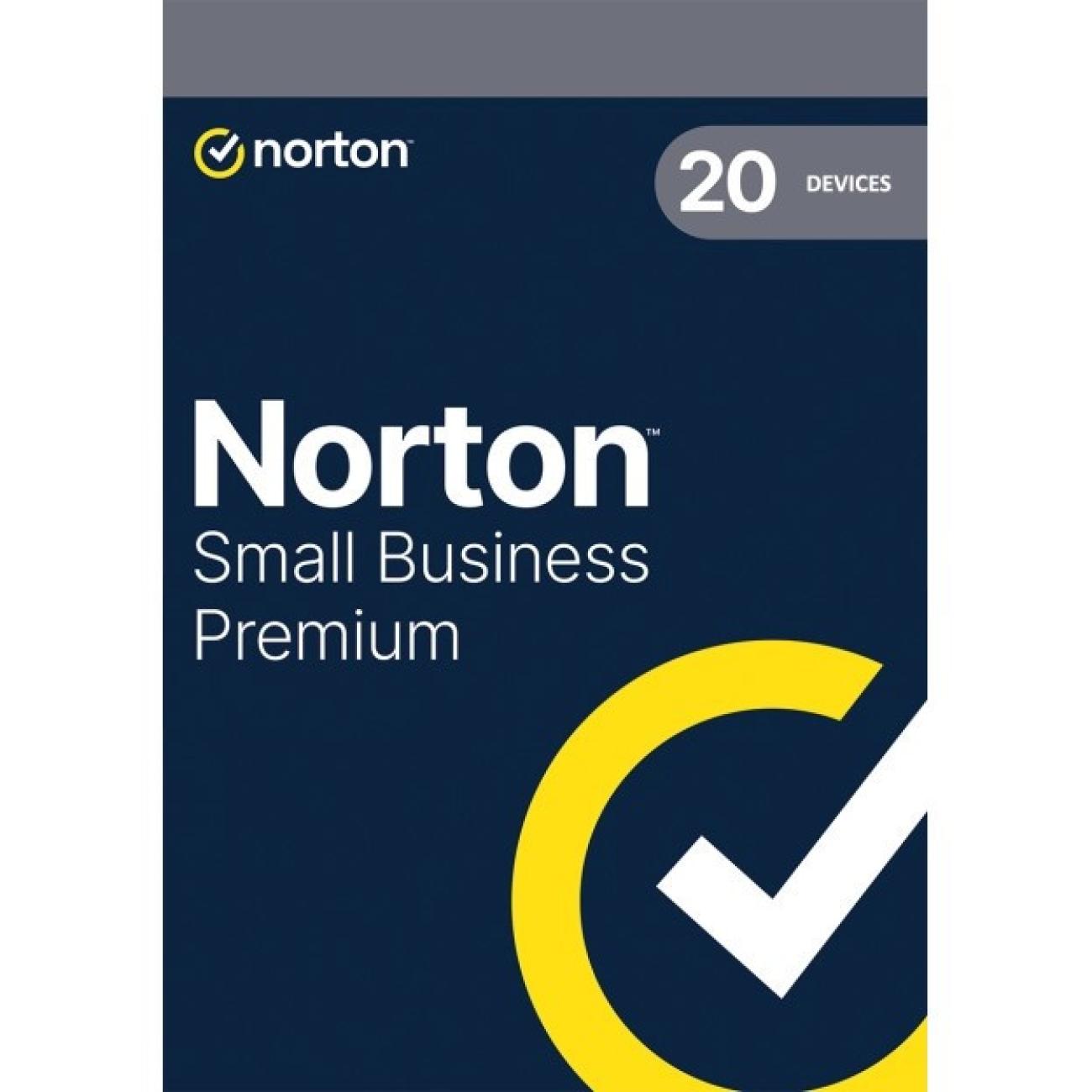 Norton Small Business Premium | Antivirus 20 dispositivi | 500GB backup | 12 mesi