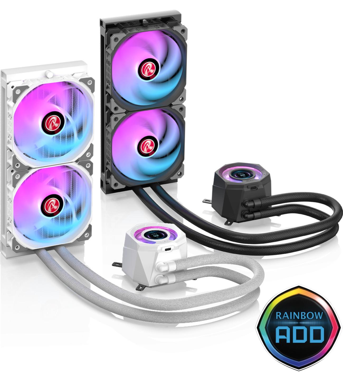 RAIJINTEK Cyclops Lite 240 Raffreddamento a Liquido AIO 240mm Pompa Esterna ARGB