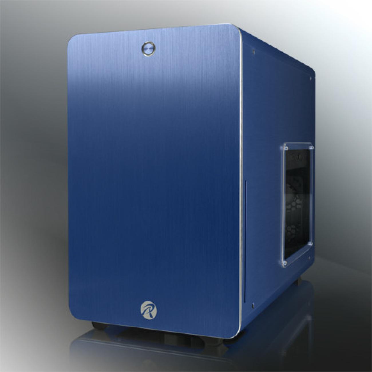 RAIJINTEK Styx Case PC Micro Tower Blu Alluminio micro ATX/Mini-ITX
