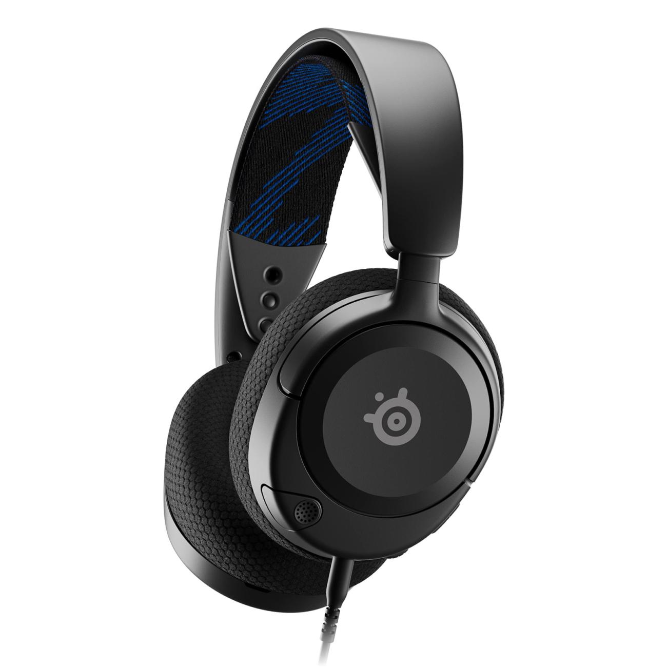 SteelSeries Arctis Nova 1P Cuffie Gaming Multisistema Audio 360Â° Nero