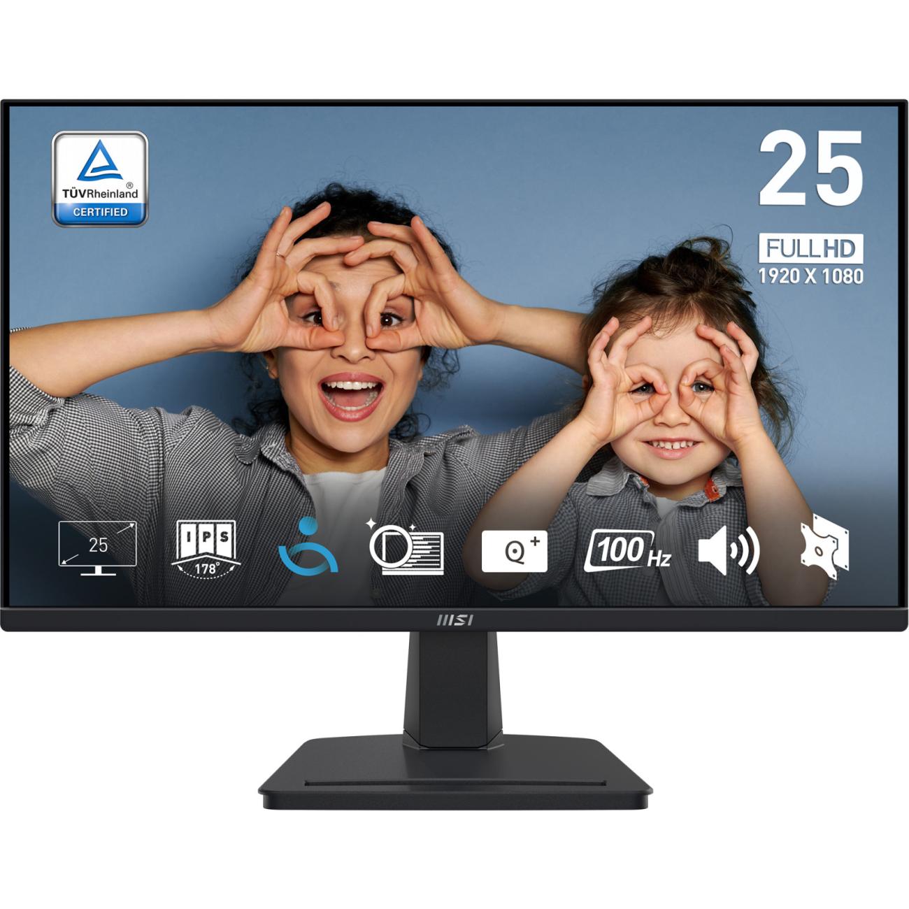 Monitor MSI Pro MP251 24.5 pollici Full HD IPS 100Hz LED per PC