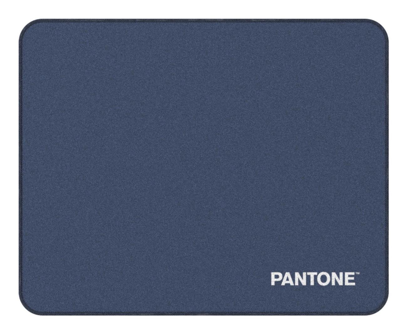 Pantone Tappetino per Mouse PT-MP003N Blu Marino 250x200mm Bordi Cuciti