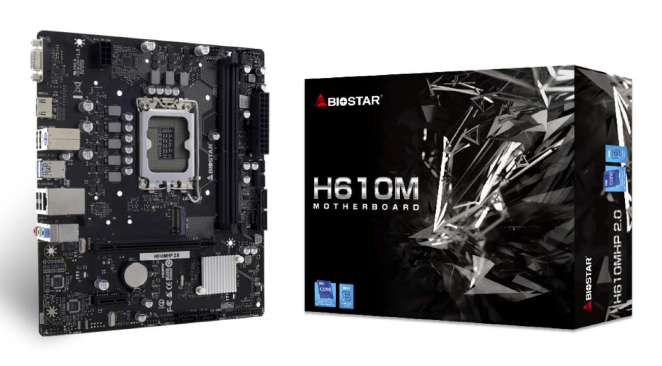 Biostar H610MHP 2.0 Scheda Madre micro ATX, Socket LGA 1700, Chipset Intel H610