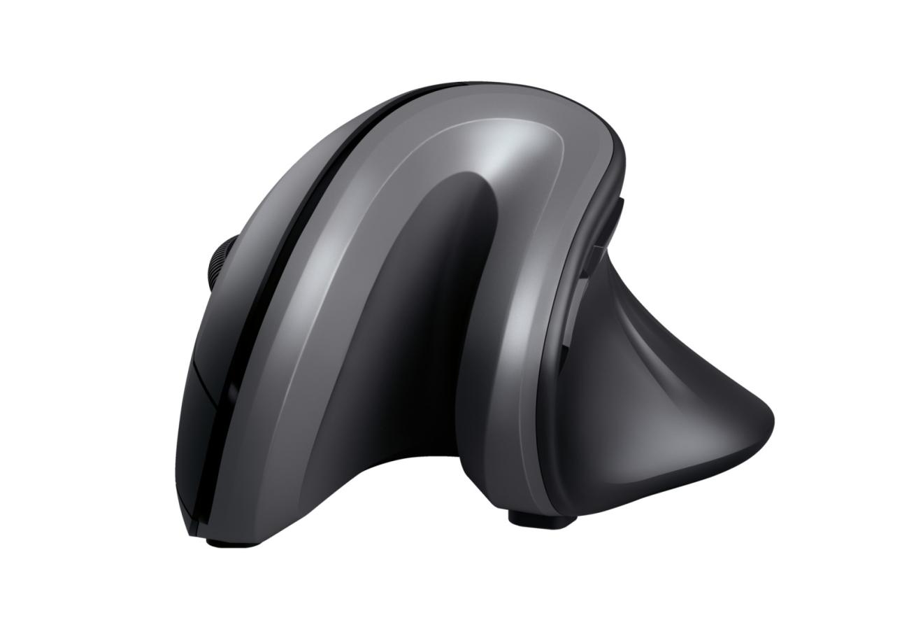Trust Mouse Ergonomico Verticale Wireless Ottico 1600 DPI per Ufficio Mano Destra