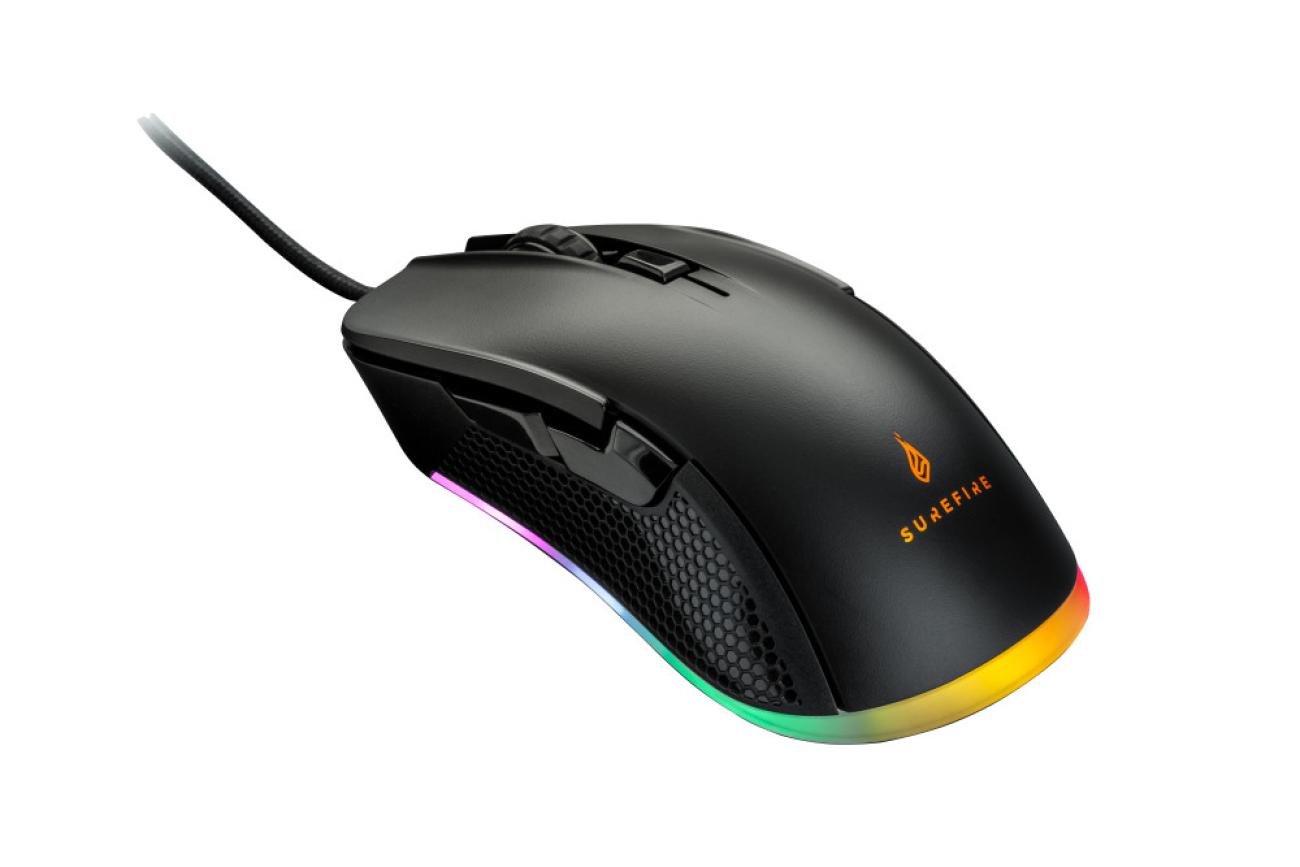 SureFire Buzzard Claw Mouse da Gaming Ottico 7200 DPI per Destrorsi USB-A Nero