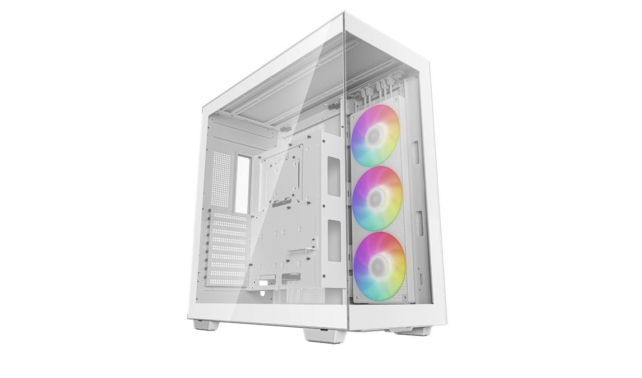 DEEPCOOL CH780 WH Case Tower E-ATX Vetro Temperato Bianco con Ventole ARGB