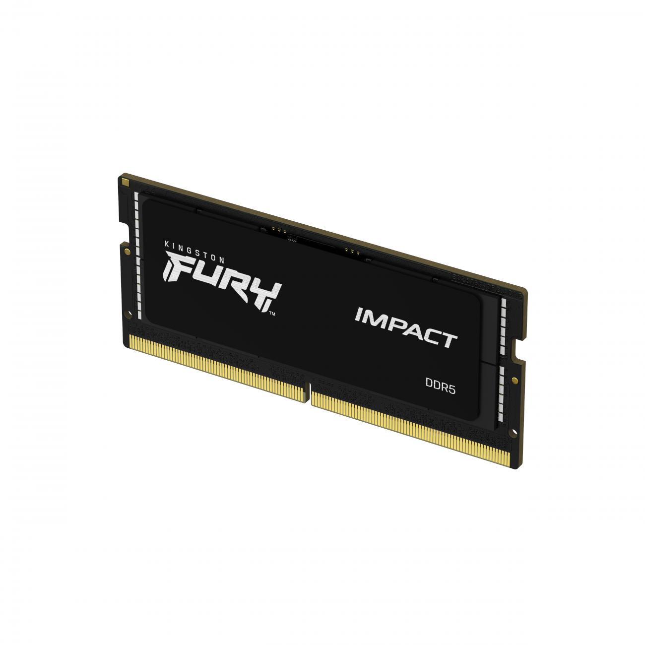 Kingston Technology FURY 8 GB 4800 MT/s DDR5 CL38 SODIMM Impact
