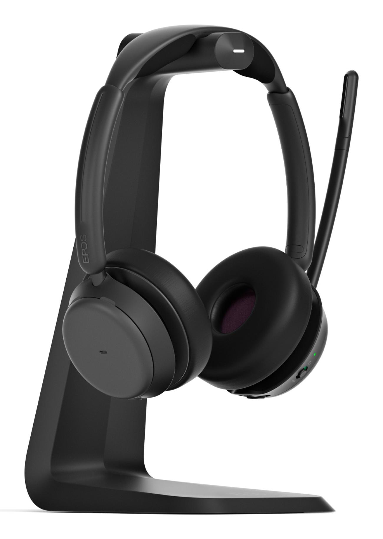 EPOS IMPACT 1061T Cuffie Wireless Bluetooth ANC per Ufficio Nero Sovraurale