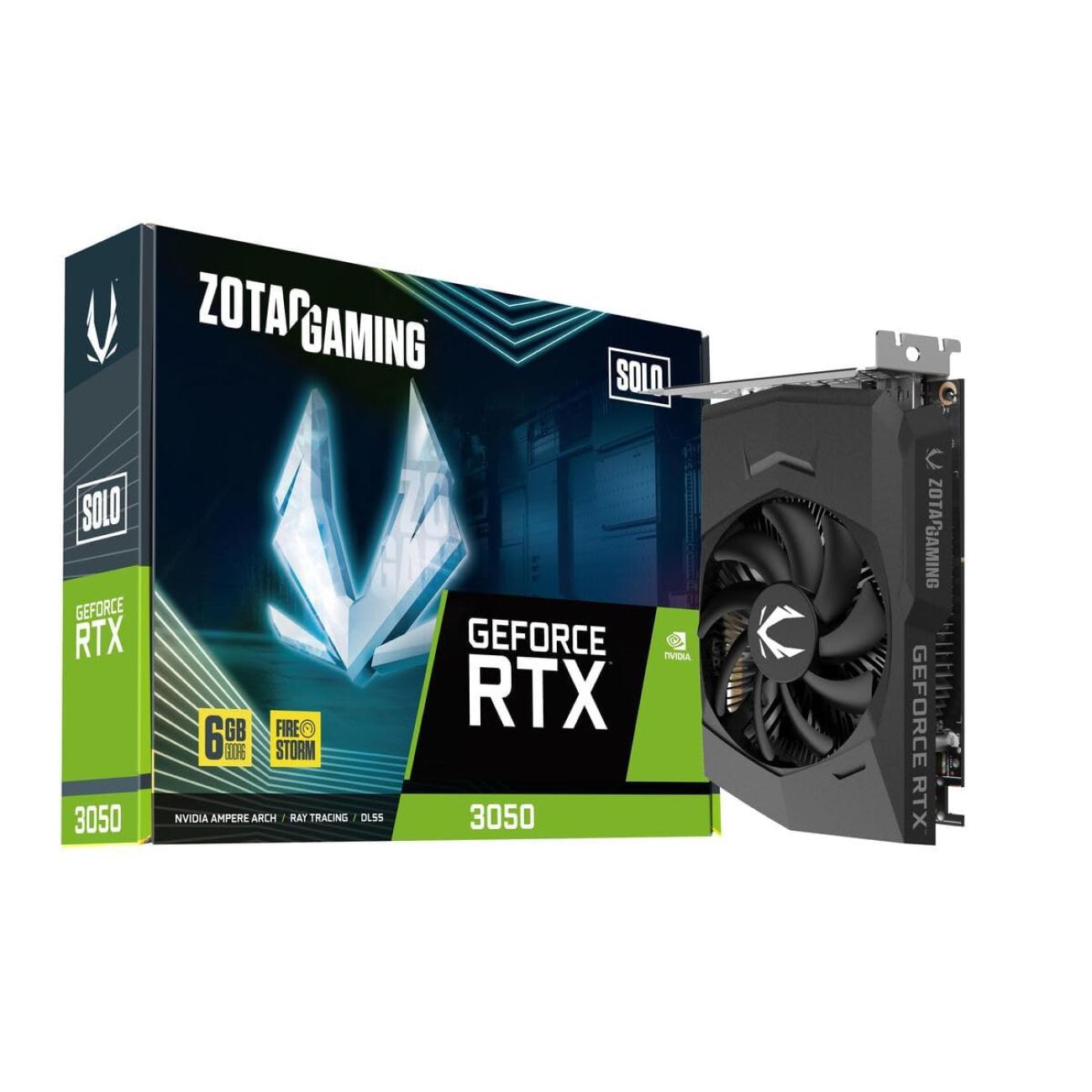 Zotac GeForce RTX 3050 Scheda Grafica 6GB GDDR6 96bit 3 DP 1 HDMI