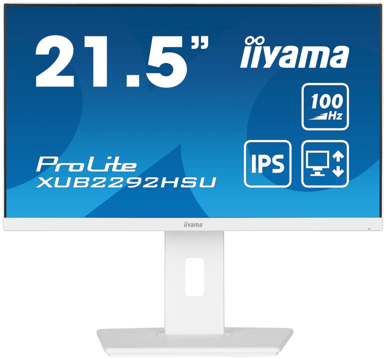 iiyama ProLite XUB2292HSU-W6 Monitor 21.5" Full HD IPS LED 100Hz FreeSync Bianco