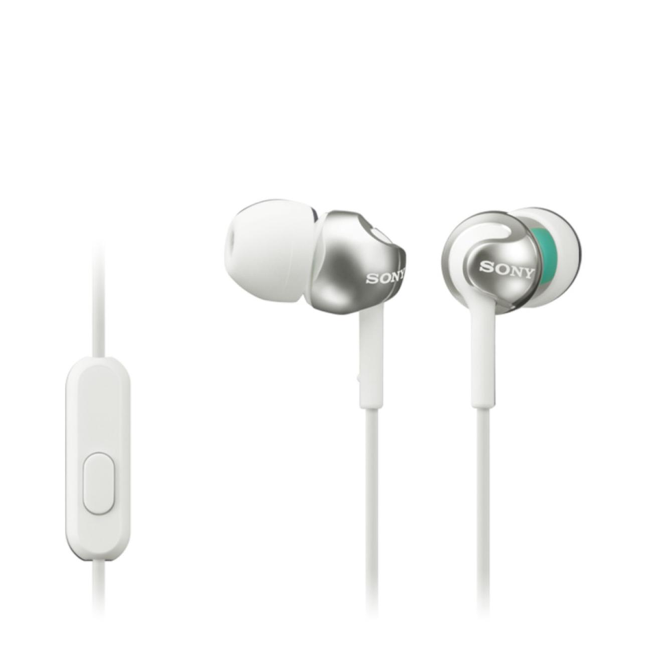 Sony MDR-EX110AP Auricolare In-ear Cablato con Microfono Bianco