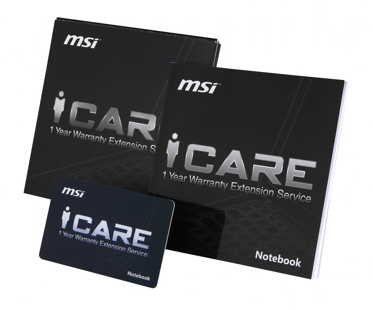 1Y Extension warranty card - ESTENSIONE GARANZIA MSI -