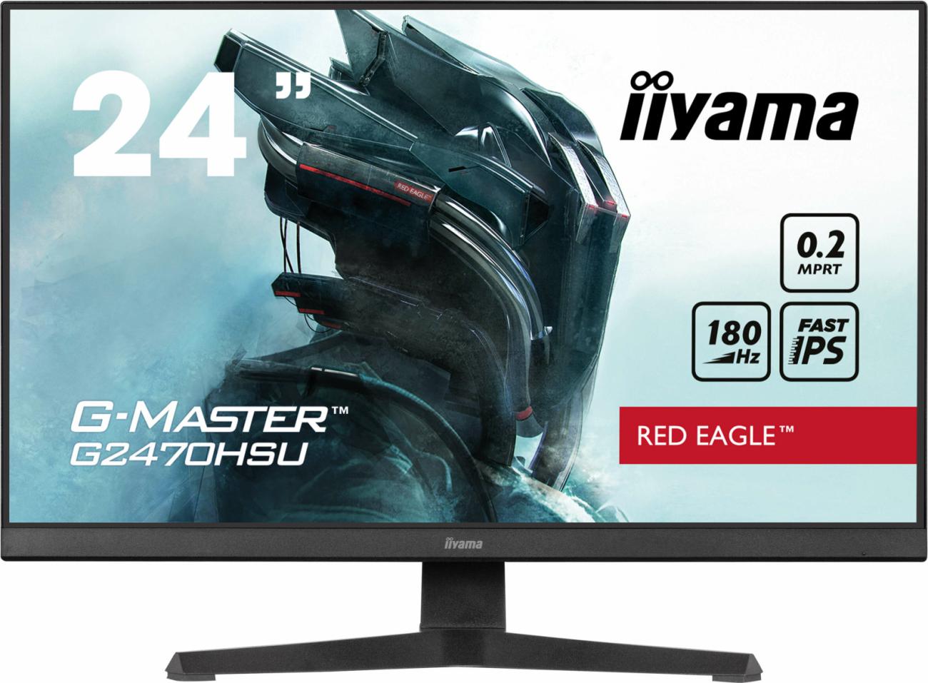 iiyama G-MASTER G2470HSU-B6 Monitor Gaming 23.8" Full HD IPS 180Hz 0,2ms Nero