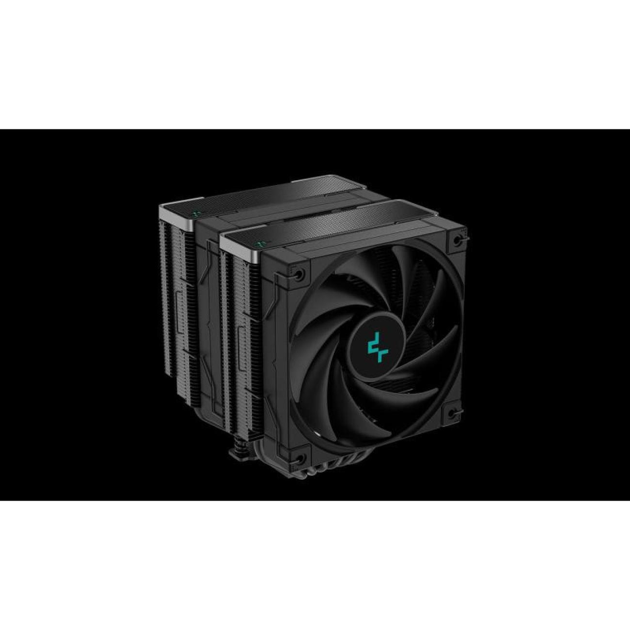 DeepCool AG620 ZERO DARK Raffreddatore d'Aria Doppia Torre 120mm Nero Multisocket