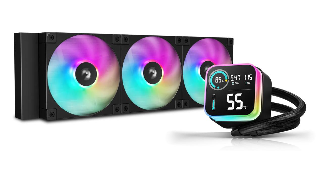 Deepcool LQ360 Raffreddamento Liquido 360mm Nero con 3 Ventole da 120mm per PC
