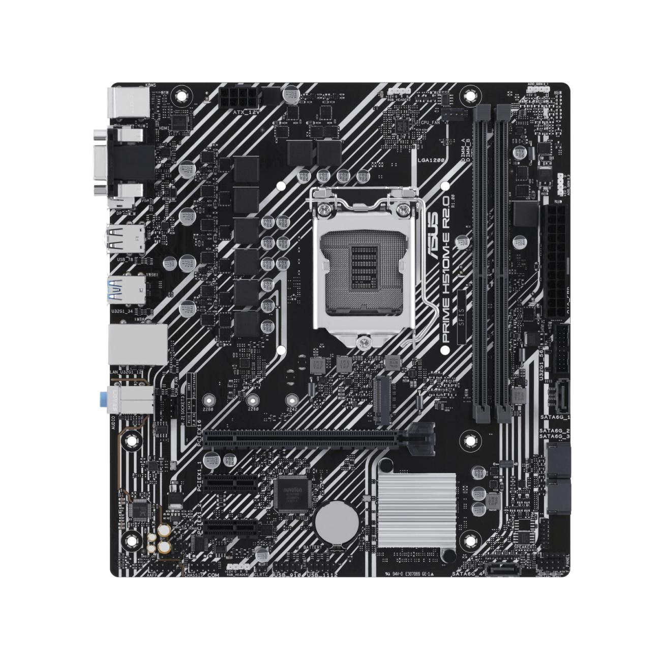 ASUS PRIME H510M-E R2.0 Scheda Madre Intel H470 LGA 1200 micro ATX DDR4 64GB