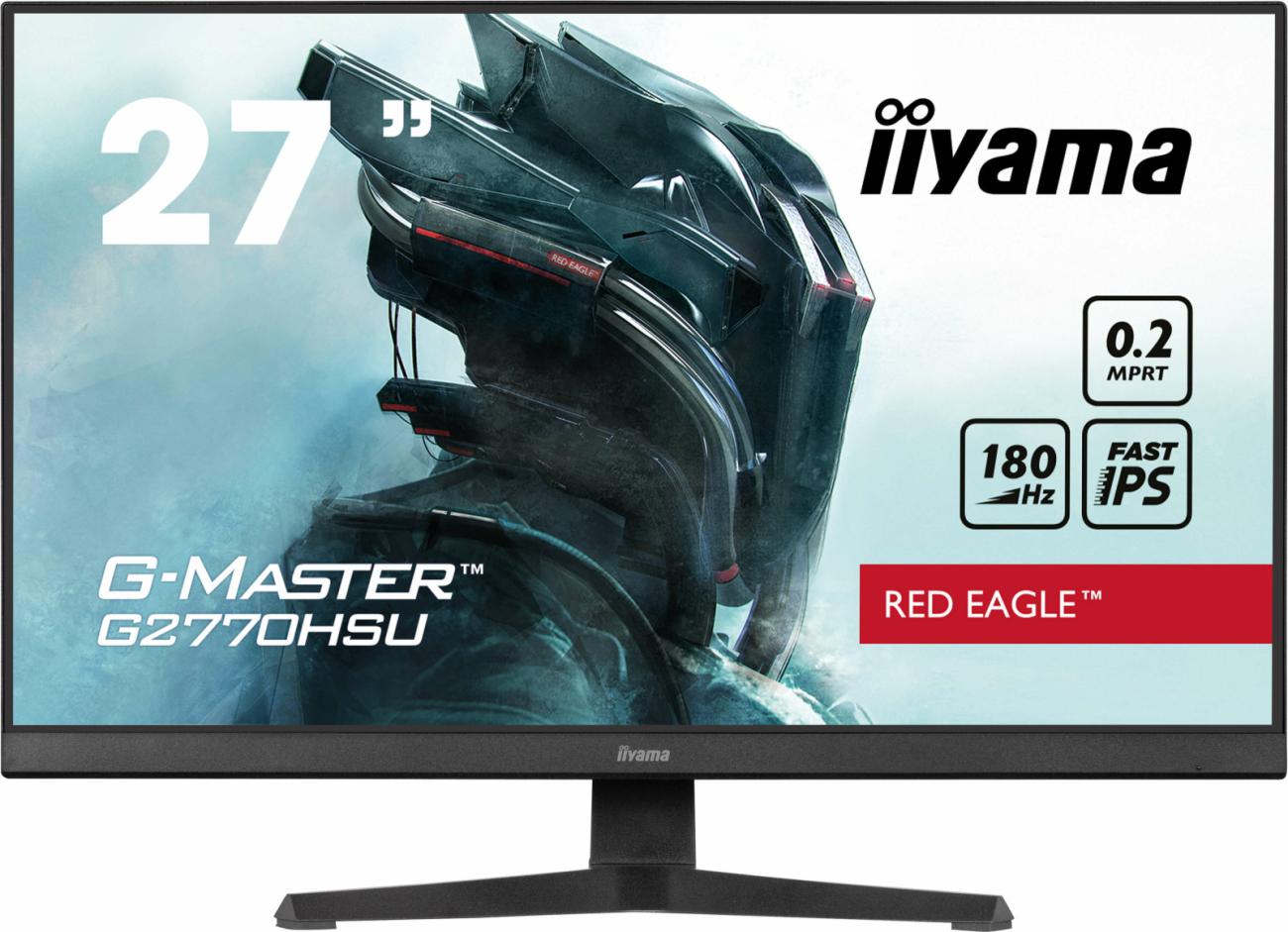 iiyama G-MASTER G2770HSU-B6 Monitor Gaming 27" Full HD IPS 180Hz 0,2ms Nero