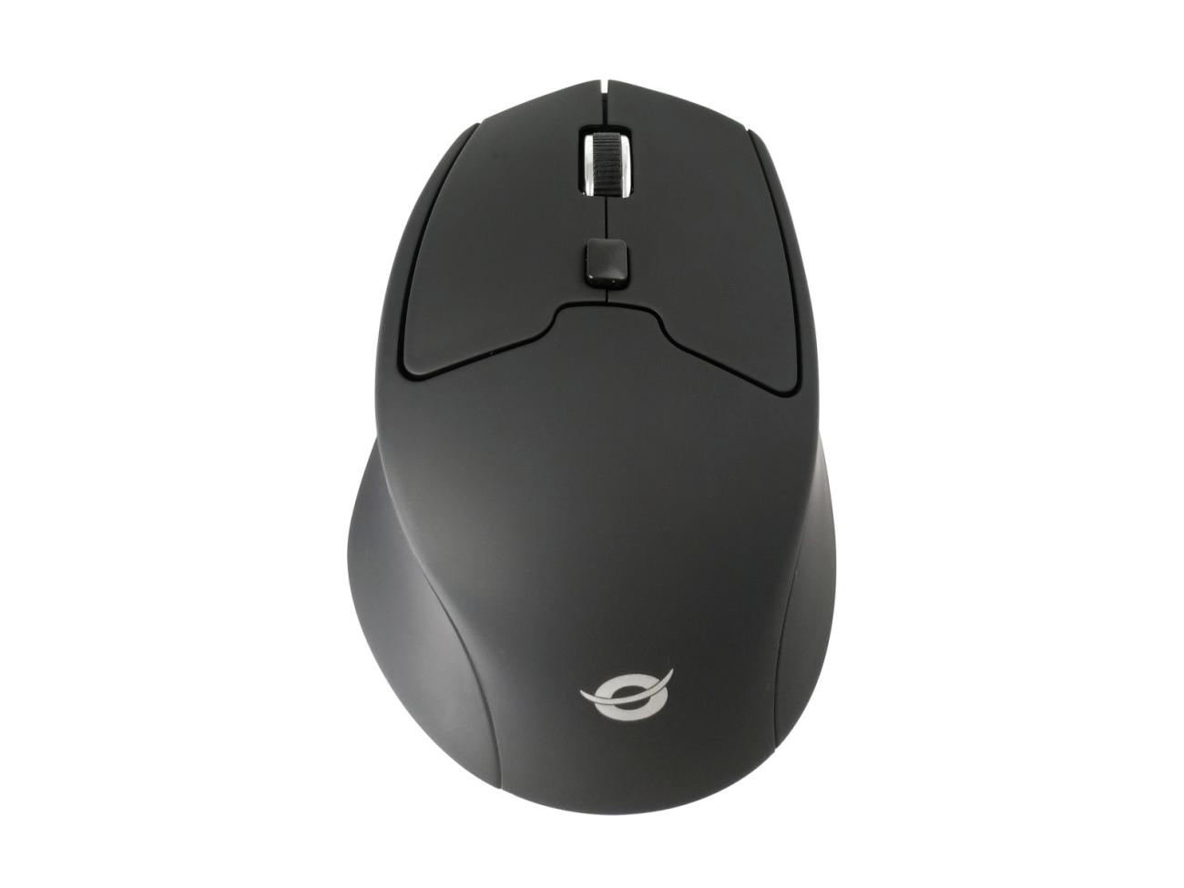 Mouse gaming Conceptronic Lorcan02B ergonomico wireless nero 1600 DPI Bluetooth