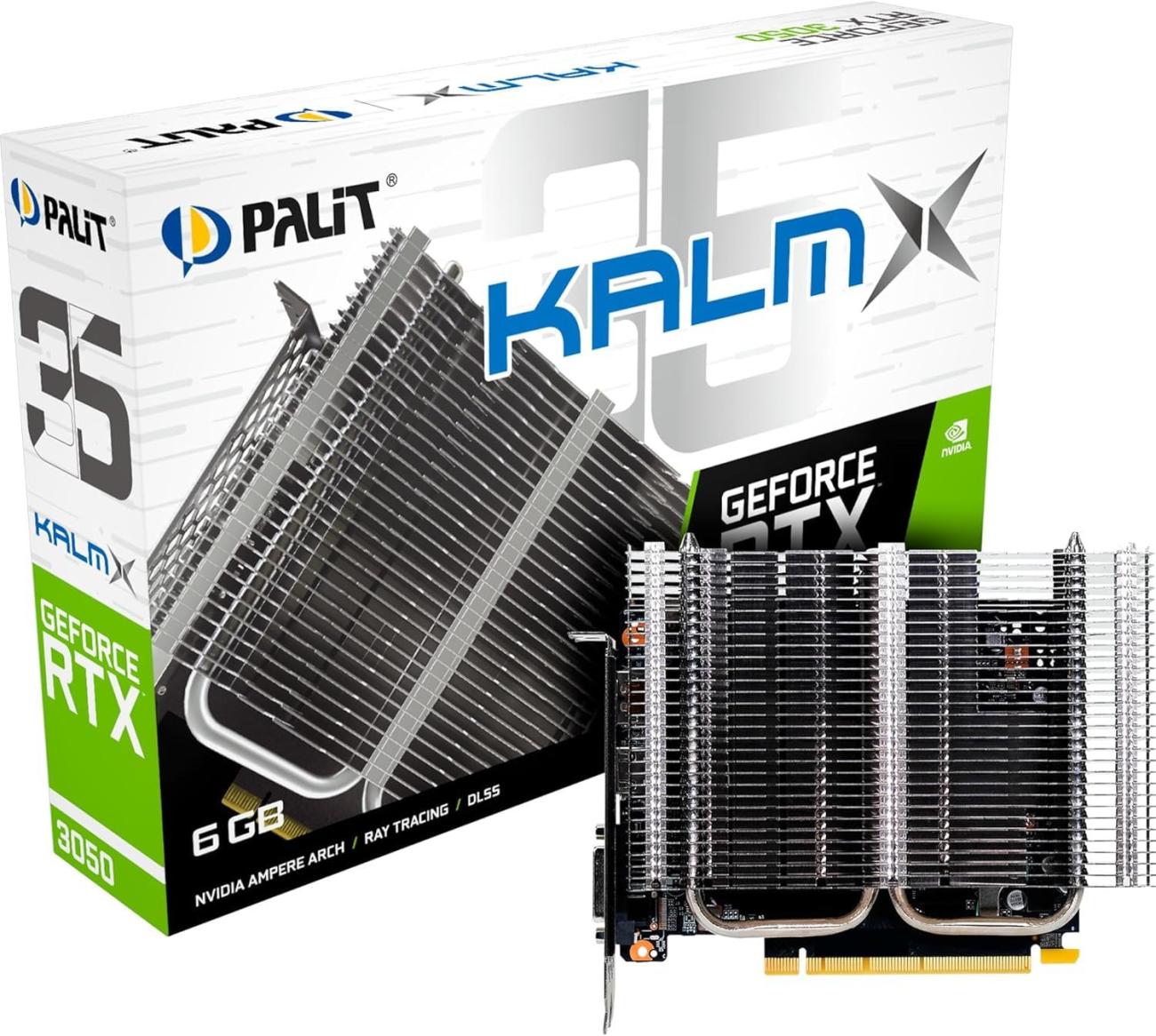 Palit Scheda Video RTX 3050 6GB KalmX - Componente PC Raffreddamento Passivo