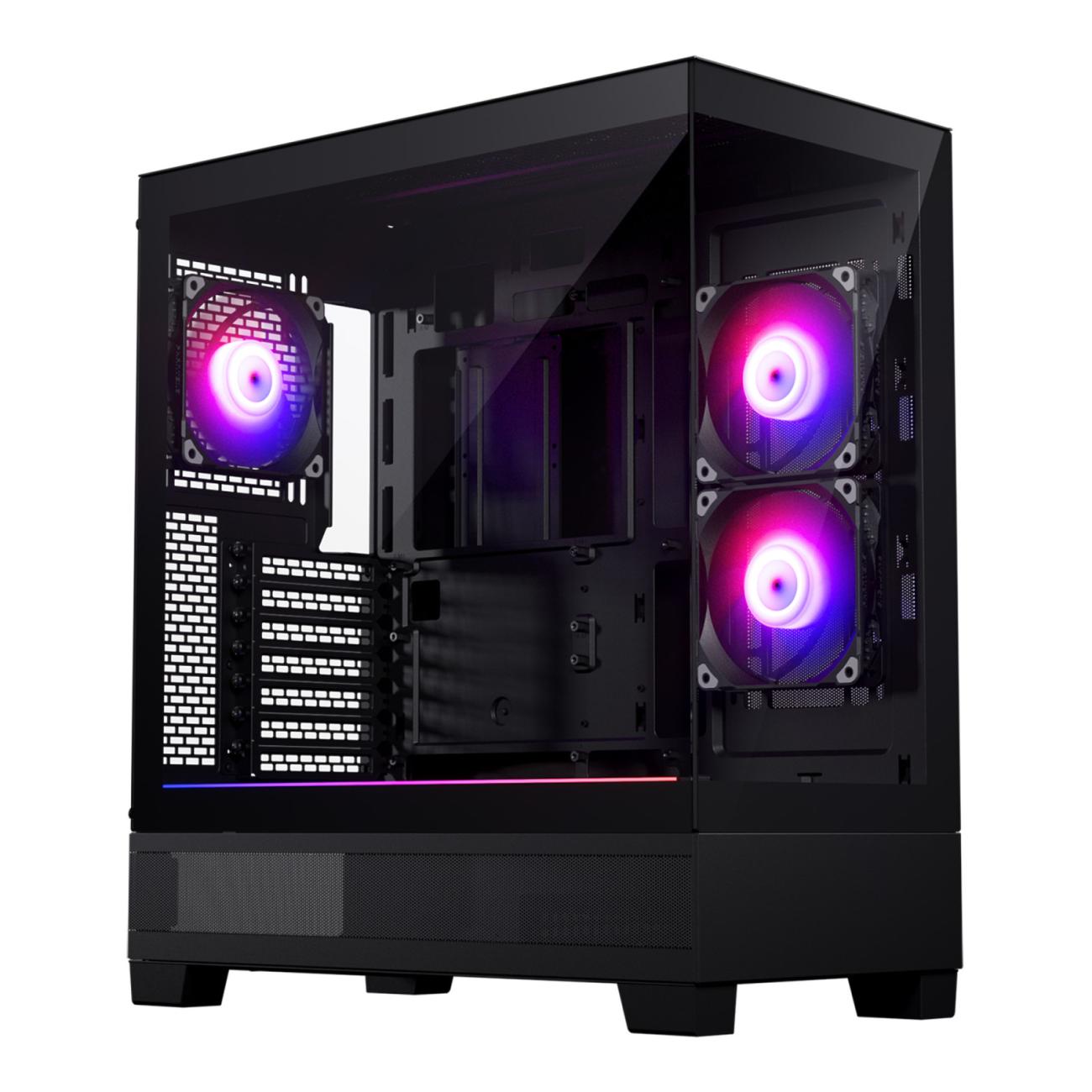 Phanteks XT View PH-XT523V1_DBK01 Case PC Tower Nero ATX EATX USB 3.2 Vetro Temperato