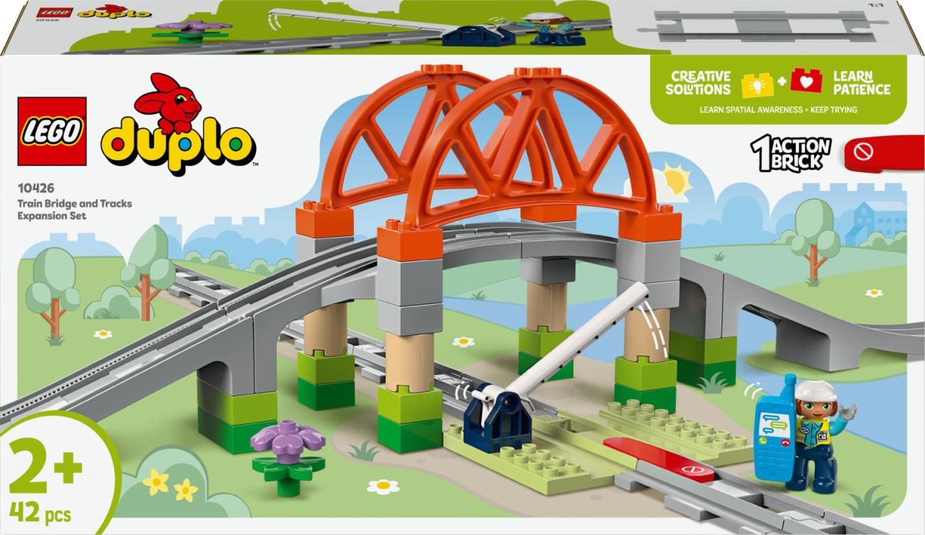 LEGO DUPLO 10426 Set Espansione Ponte e Binari Ferroviari 42 Pezzi 2-99 Anni