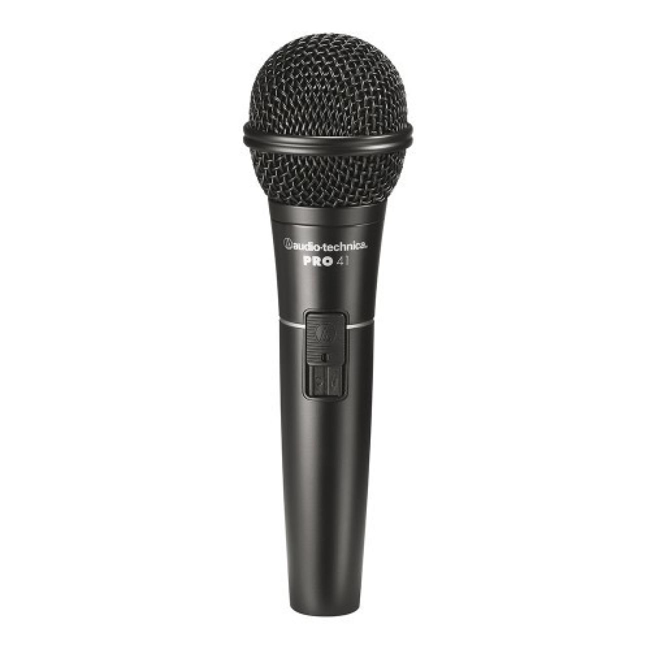 Audio-Technica PRO41 Microfono Dinamico Cardioide per Palco Nero Cablato XLR