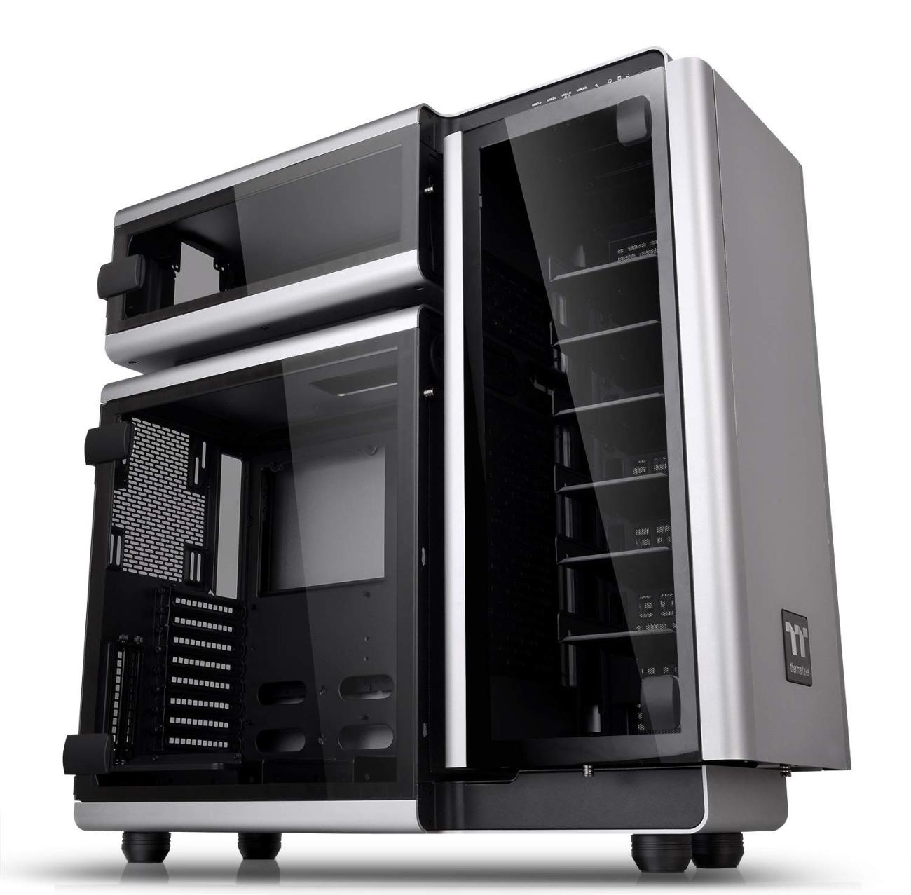 Thermaltake Level 20 Full Tower Chassis Vetro Temperato Nero per PC